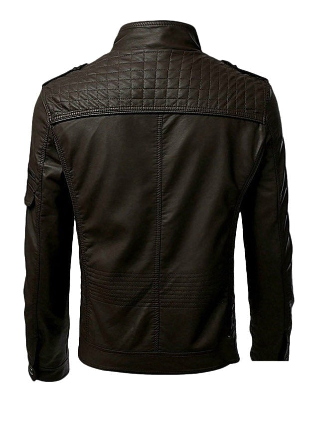 Zakenda | Veste en cuir pour homme tendance