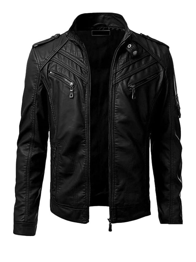 Zakenda | Veste en cuir pour homme tendance