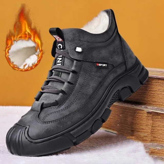 Zakenda | Bottes d'hiver chaudes en coton pour hommes