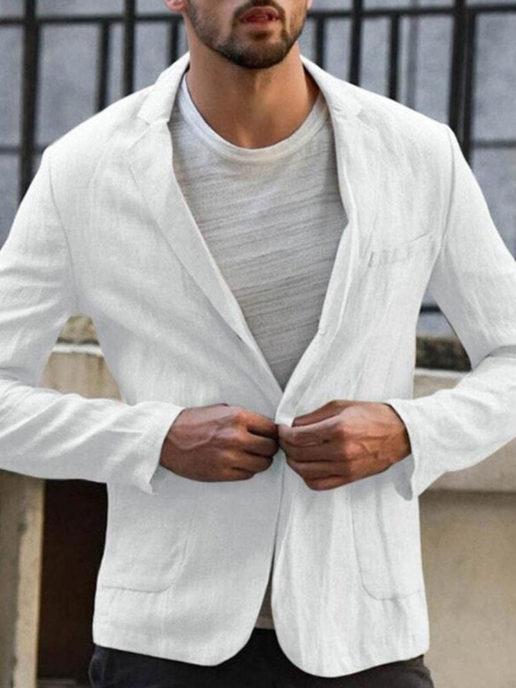 Zakenda | Blazer décontracté en coton doux