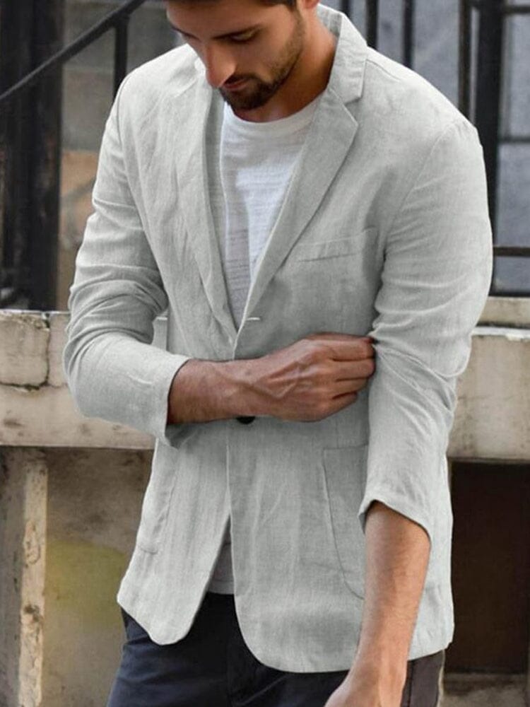 Zakenda | Blazer décontracté en coton doux