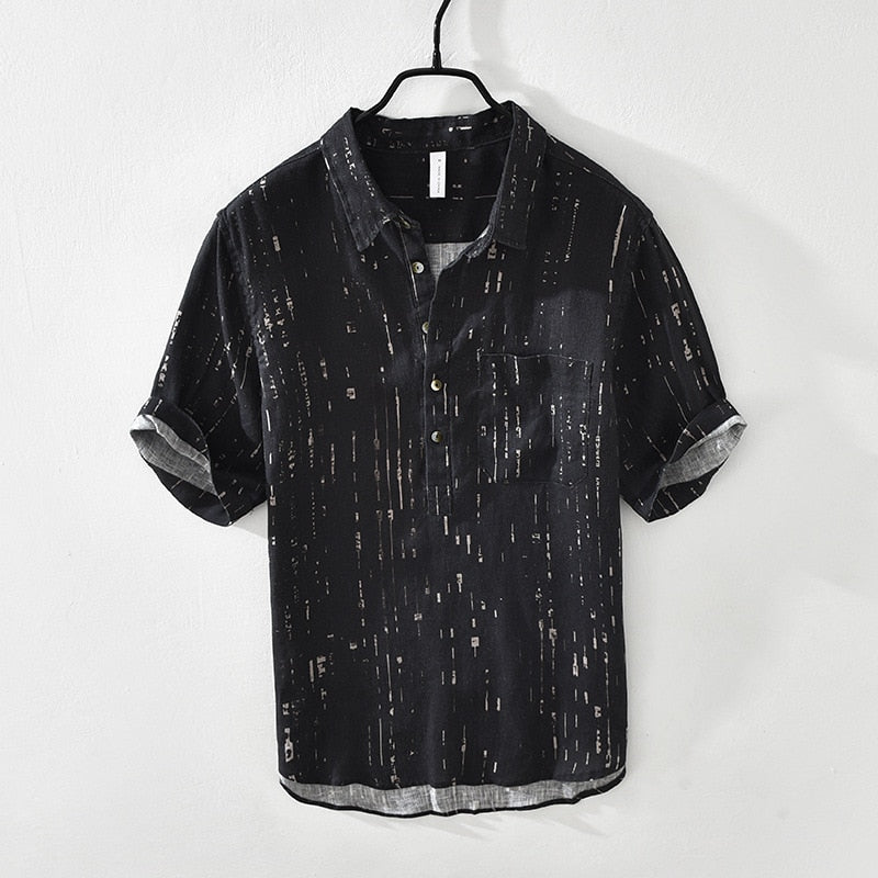 Zakenda | Chemise blanche texturée pour homme