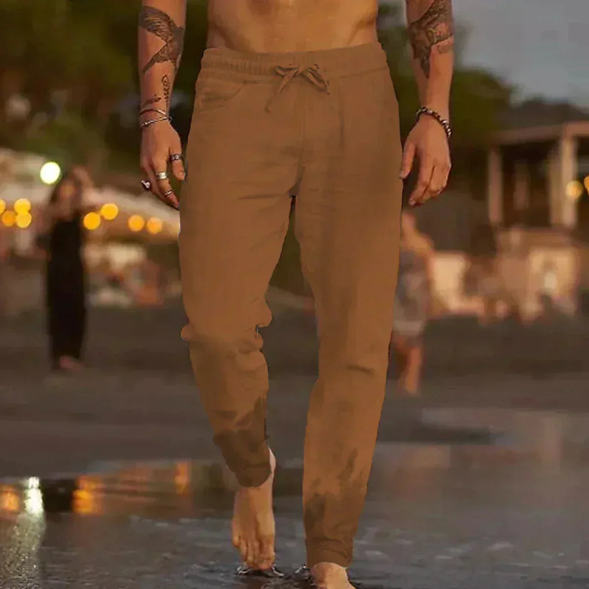 Zakenda | Maiko - pantalon en lin pour hommes