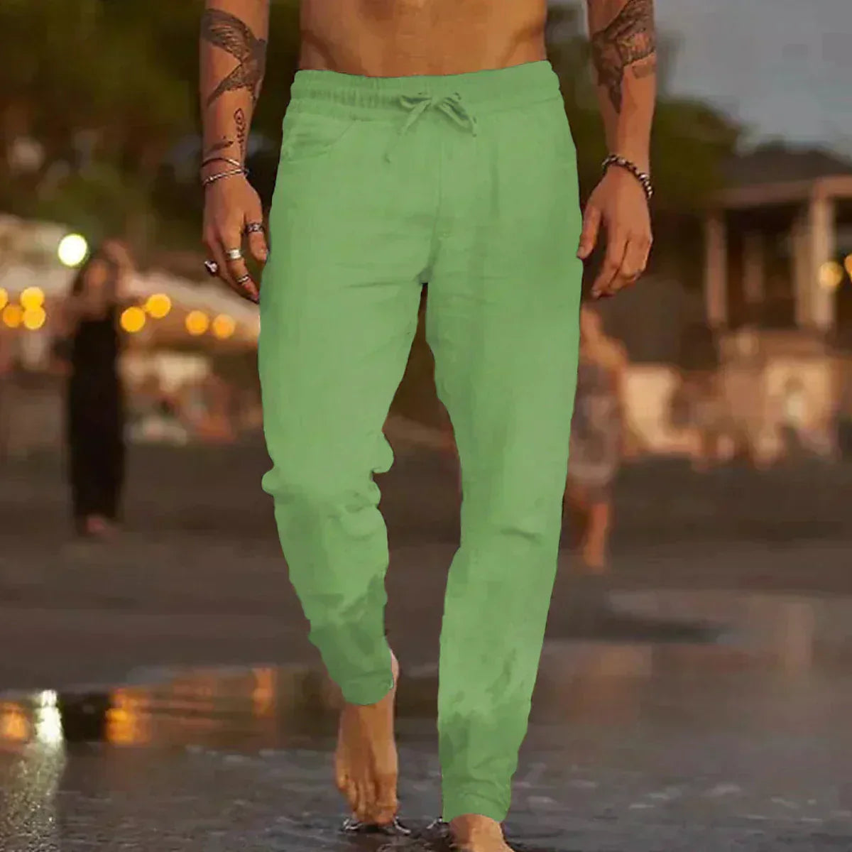 Zakenda | Maiko - pantalon en lin pour hommes