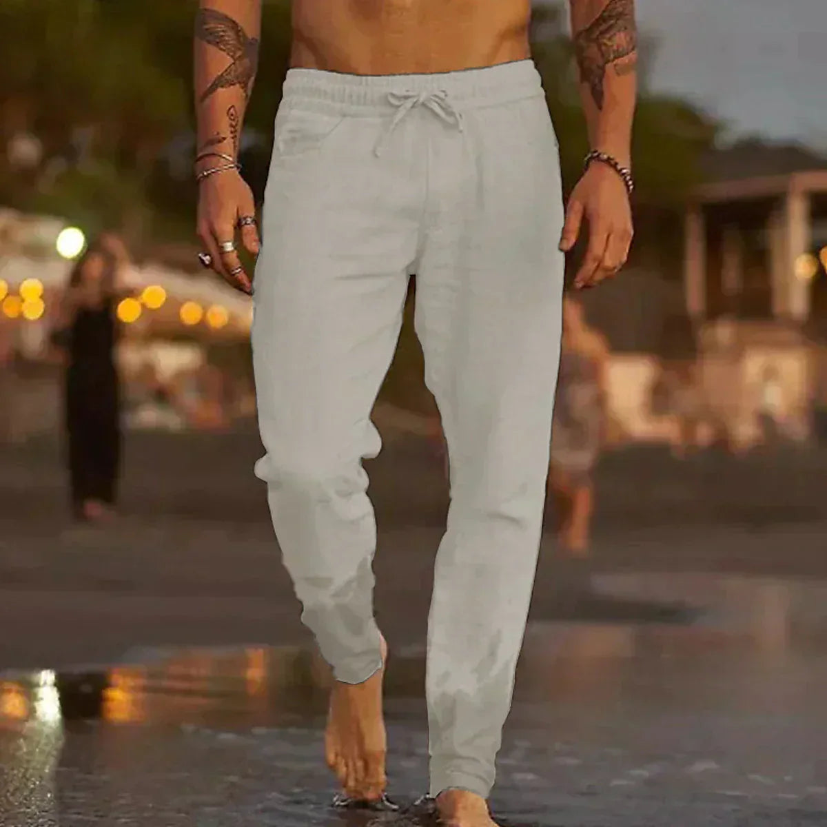 Zakenda | Maiko - pantalon en lin pour hommes