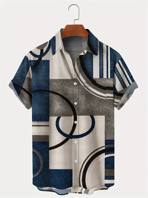 Zakenda | Chemise hawaïenne bleue