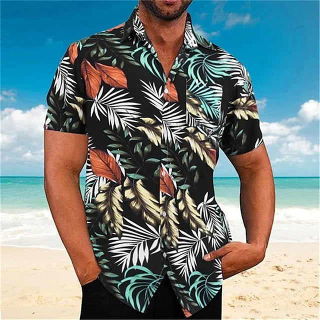 Zakenda | Chemise tropicale blanche