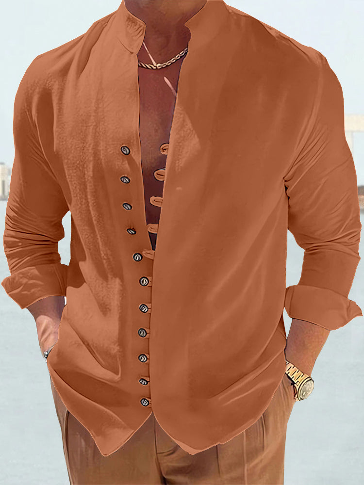 Zakenda | Chemise en lin de coton cool et fraîche