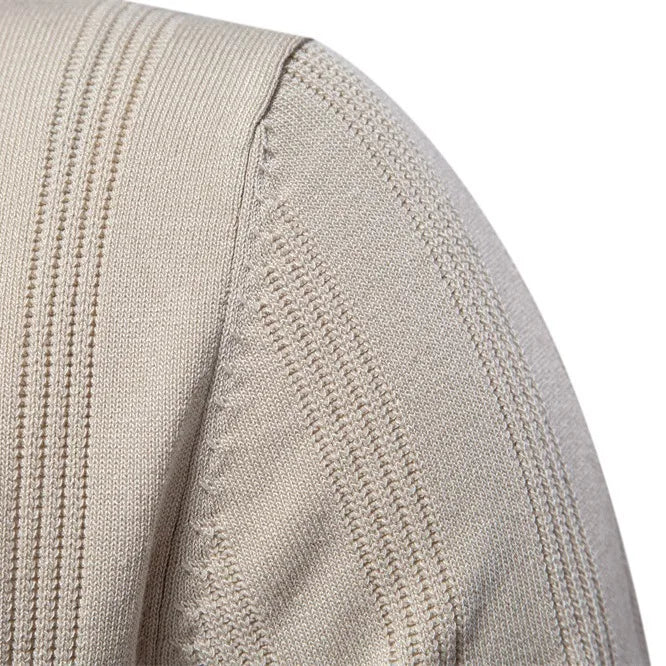 Zakenda | Hommes Loisirs Polo en tricot rayé respirant