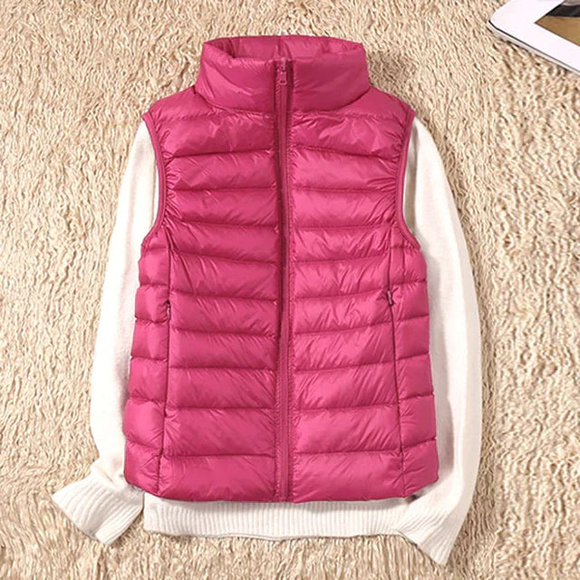 Zakenda | Bodywarmer ultraléger sans manches avec du duvet
