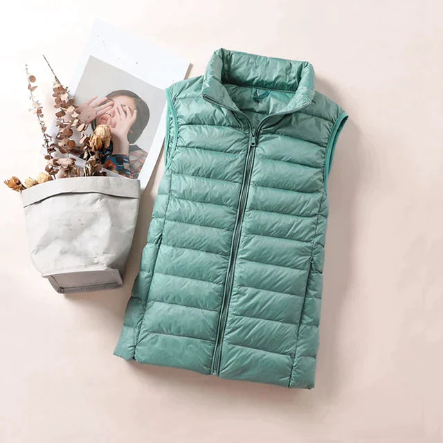 Zakenda | Bodywarmer ultraléger sans manches avec du duvet