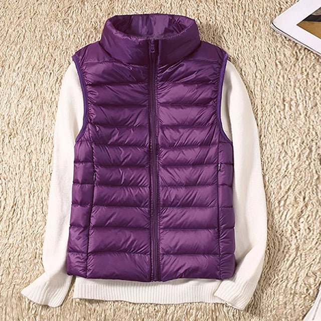 Zakenda | Bodywarmer ultraléger sans manches avec du duvet
