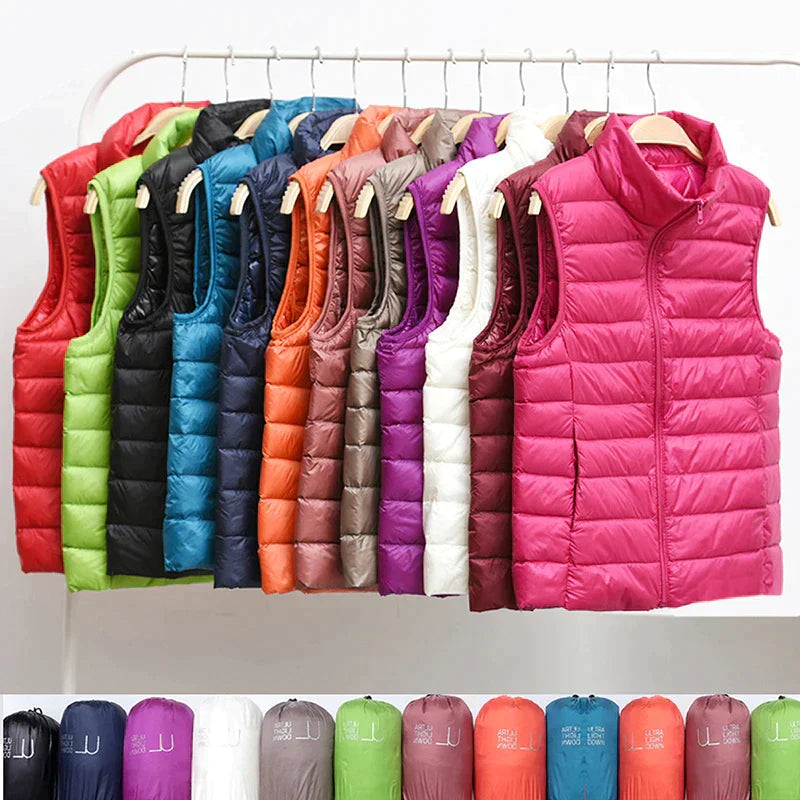 Zakenda | Bodywarmer ultraléger sans manches avec du duvet