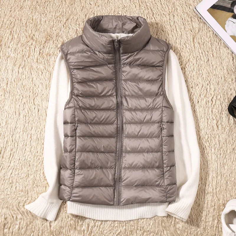 Zakenda | Bodywarmer ultraléger sans manches avec du duvet