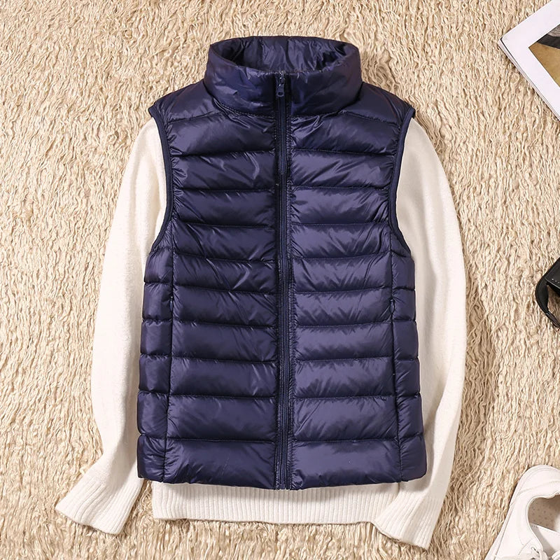 Zakenda | Bodywarmer ultraléger sans manches avec du duvet