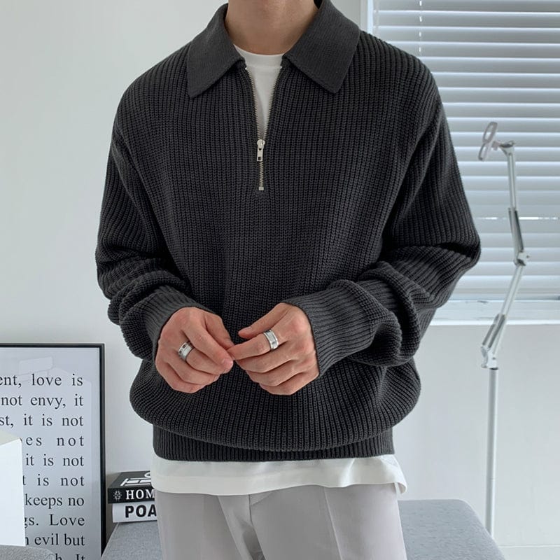 Zakenda | Pull en tricot - col zippé