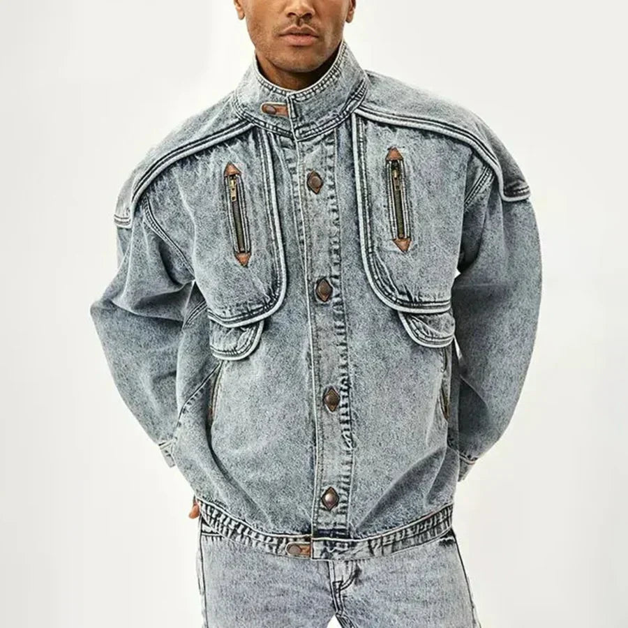 Zakenda | Incroyable veste en denim pour hommes