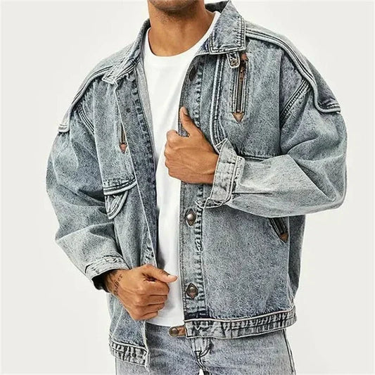Zakenda | Incroyable veste en denim pour hommes