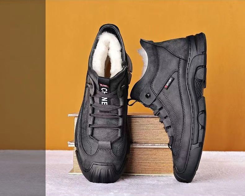 Zakenda | Bottes d'hiver chaudes en coton pour hommes
