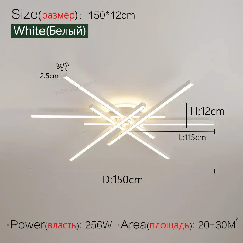 2023 Afralia™ Nordic LED Ceiling Chandelier for Living, Dining, and Bedroom