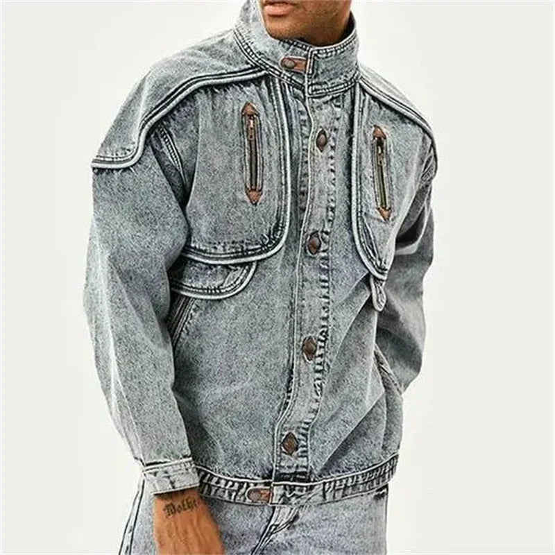 Zakenda | Incroyable veste en denim pour hommes