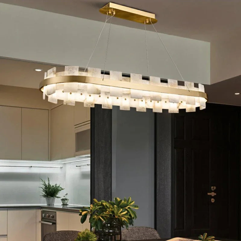 "Afralia™ LED Chandelier - Stylish Ceiling Lamp for Bedroom and Living Room Decor"