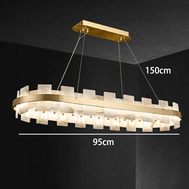 "Afralia™ LED Chandelier - Stylish Ceiling Lamp for Bedroom and Living Room Decor"