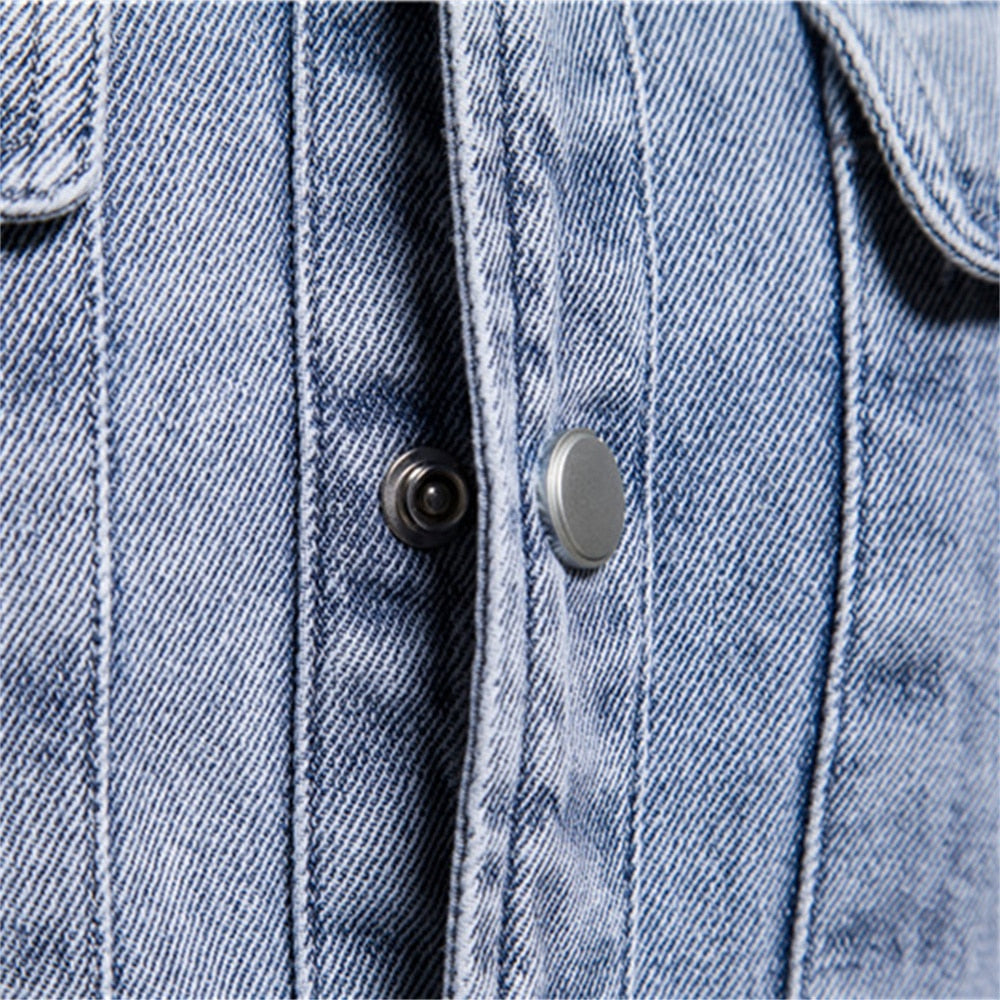Zakenda | Chemise en jean bleu clair
