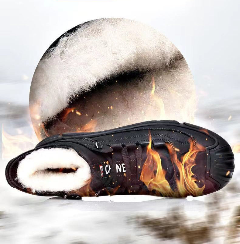 Zakenda | Bottes d'hiver chaudes en coton pour hommes