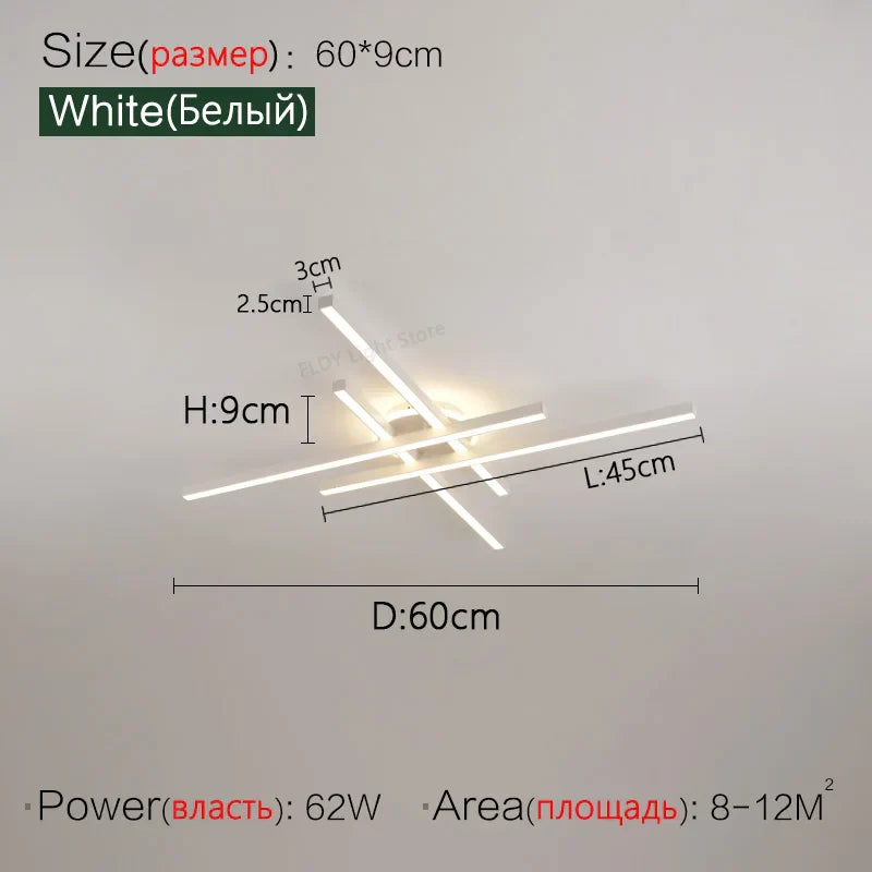 2023 Afralia™ Nordic LED Ceiling Chandelier for Living, Dining, and Bedroom