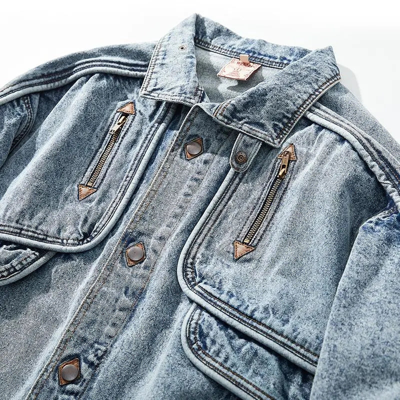Zakenda | Incroyable veste en denim pour hommes
