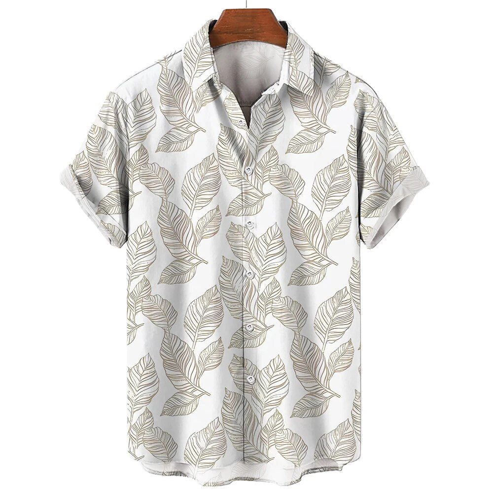Zakenda | Chemise hawaïenne florale blanche