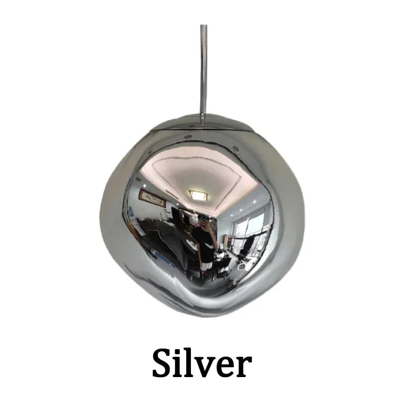 Afralia Nordic Lava Glass Chandelier - Minimalist Bedroom Dining Room Pendant Lamp