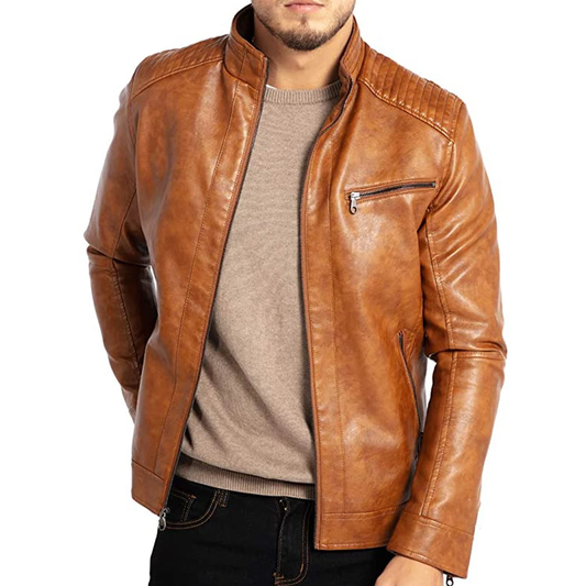 Zakenda | Veste en cuir