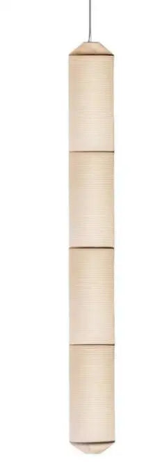 "Afralia™ Akari Rice Paper Pendant Lamp for Living Room Bedroom, LED Hanging Light"