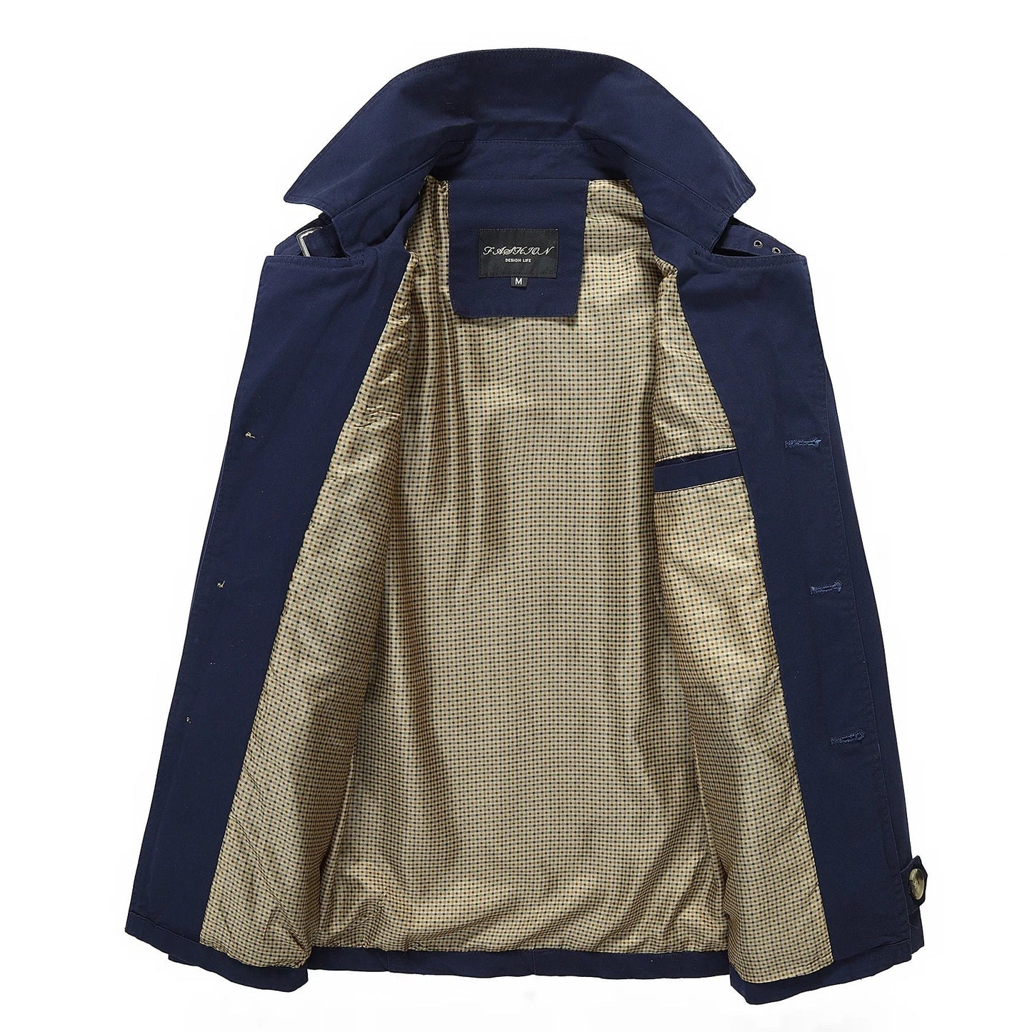 Zakenda | Manteau de tranchée tendance pour hommes