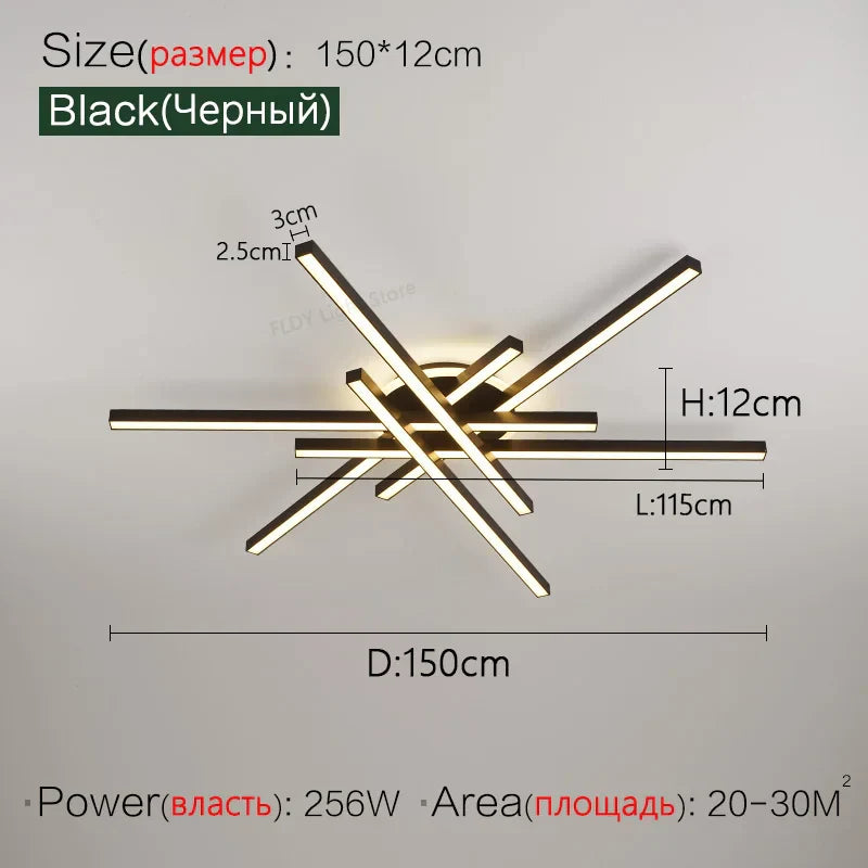 2023 Afralia™ Nordic LED Ceiling Chandelier for Living, Dining, and Bedroom