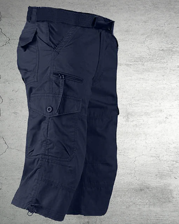 Zakenda | short en stretch avec poches cargo et jambes