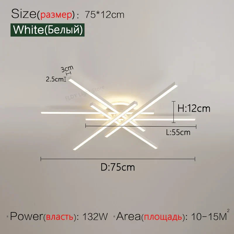 2023 Afralia™ Nordic LED Ceiling Chandelier for Living, Dining, and Bedroom