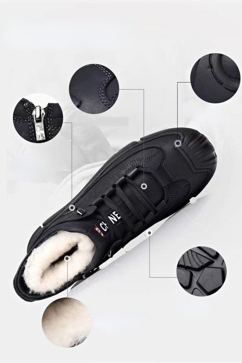Zakenda | Bottes d'hiver chaudes en coton pour hommes