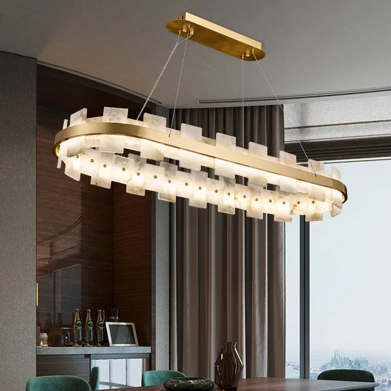 "Afralia™ LED Chandelier - Stylish Ceiling Lamp for Bedroom and Living Room Decor"