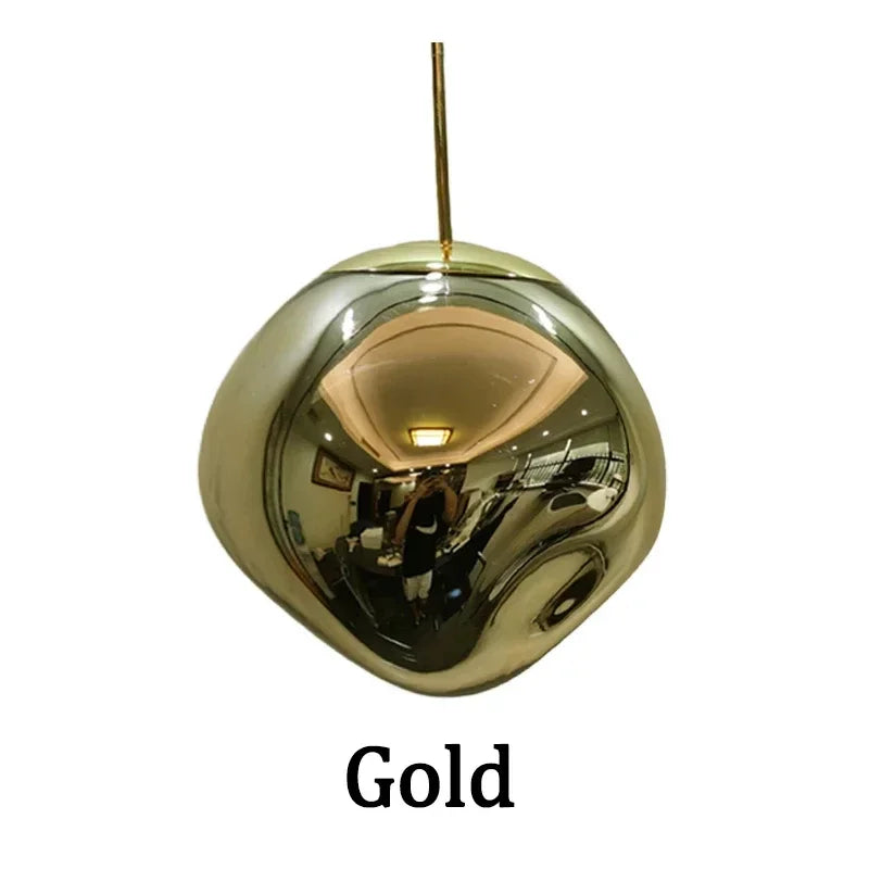 Afralia Nordic Lava Glass Chandelier - Minimalist Bedroom Dining Room Pendant Lamp