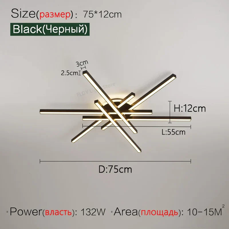 2023 Afralia™ Nordic LED Ceiling Chandelier for Living, Dining, and Bedroom