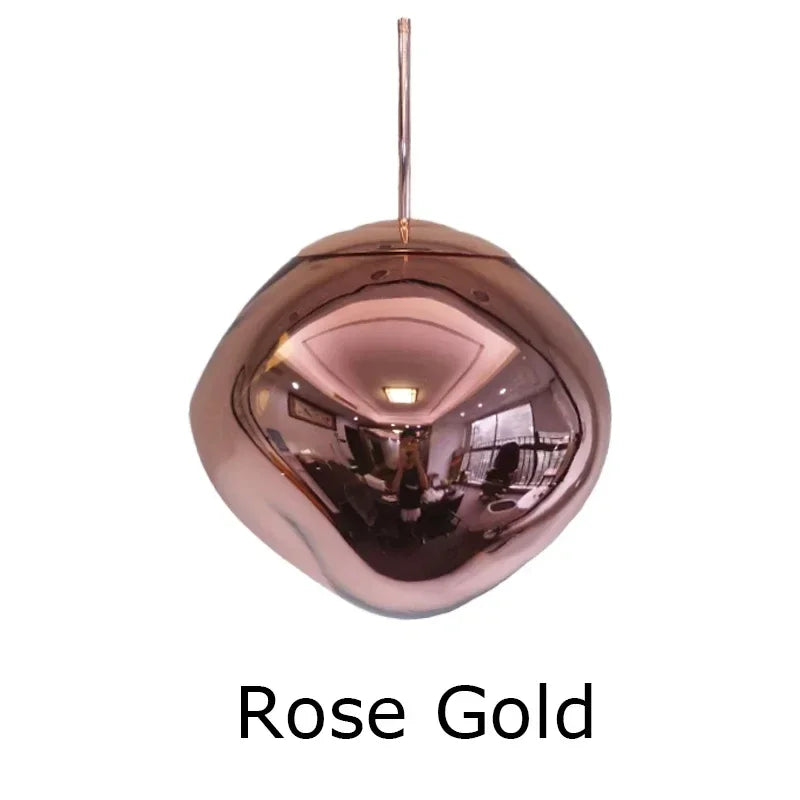 Afralia Nordic Lava Glass Chandelier - Minimalist Bedroom Dining Room Pendant Lamp