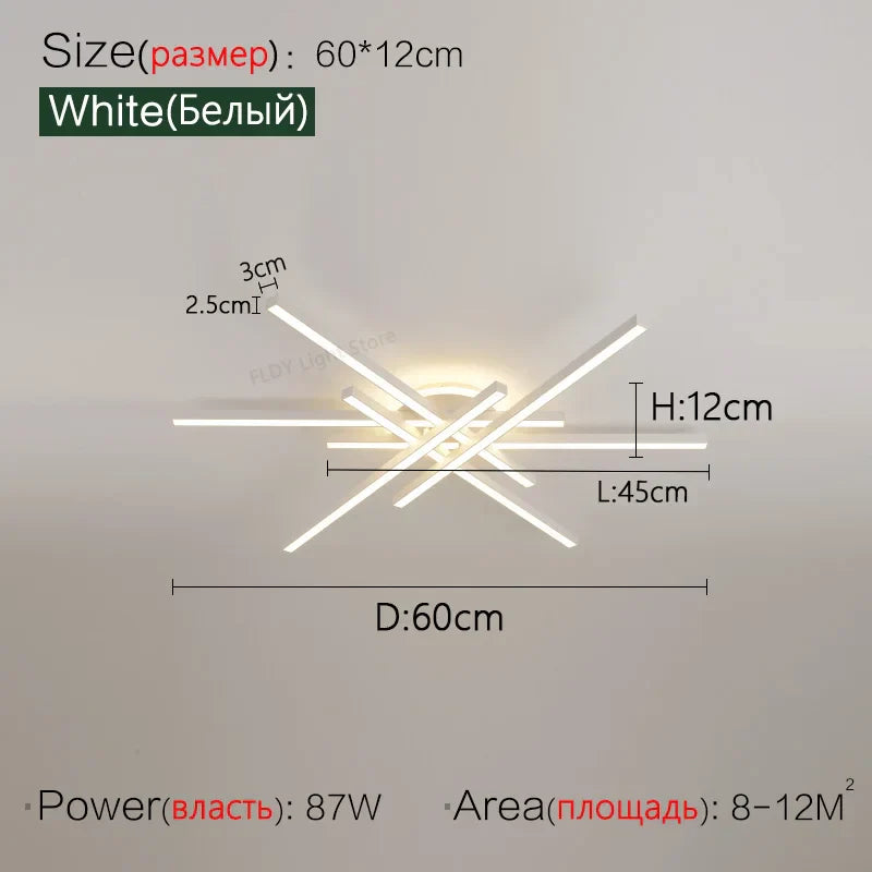2023 Afralia™ Nordic LED Ceiling Chandelier for Living, Dining, and Bedroom