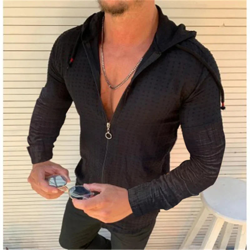 Zakenda | Chemise blanche à manches en filet