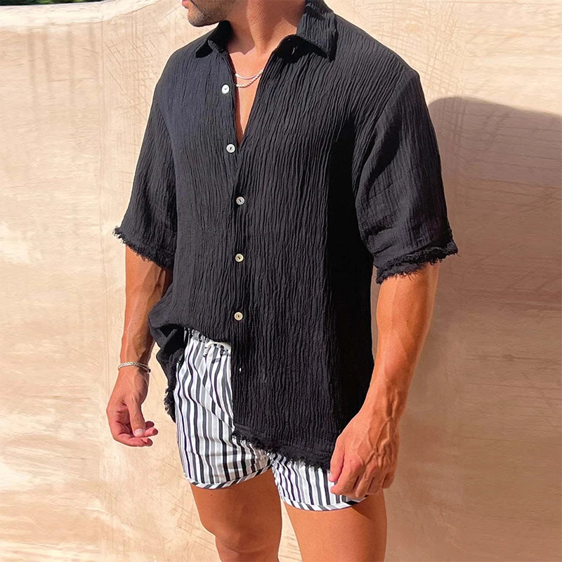 Zakenda | Chemise décontractée beige