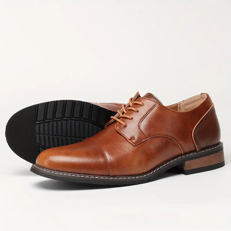 Zakenda | Harrison - solides chaussures derby vintage pour hommes