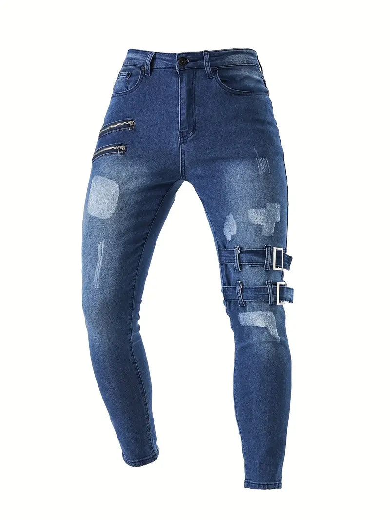 Zakenda | Mason - jeans de biker décontractés pour hommes