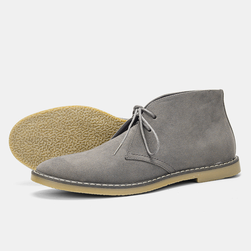 Zakenda | Desert Boots classiques pour hommes, style vintage - Une élégance intemporelle